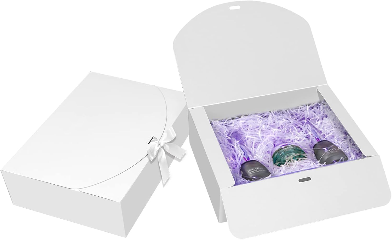 10 PCS Gift Boxes with Lids, 10.6x7.8x3.1 Inch Kraft Paper Gift Box